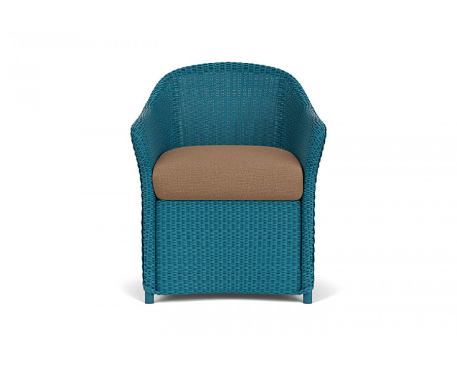 Lloyd Flanders™ Weekend Retreat Dining Armchair - Peacock, Canvas Natural