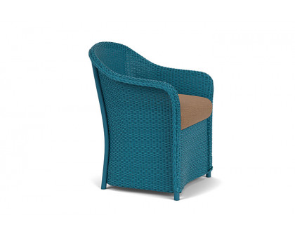 Lloyd Flanders™ Weekend Retreat Dining Armchair - Peacock, Canvas Natural