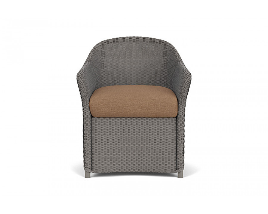 Lloyd Flanders™ Weekend Retreat Dining Armchair - Pewter, Canvas Natural