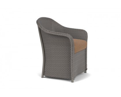 Lloyd Flanders™ Weekend Retreat Dining Armchair - Pewter, Canvas Natural