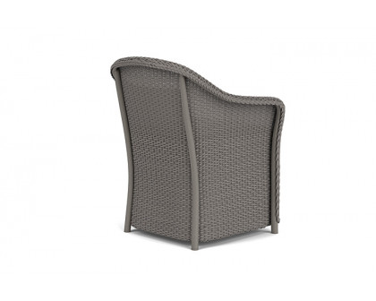 Lloyd Flanders™ Weekend Retreat Dining Armchair - Pewter, Canvas Natural