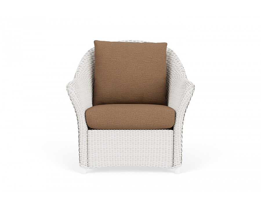 Lloyd Flanders™ Weekend Retreat Lounge Chair - White, Canvas Natural