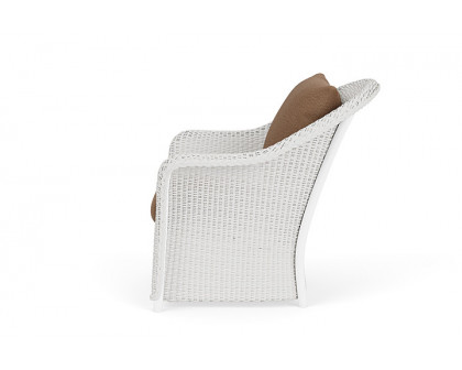 Lloyd Flanders™ Weekend Retreat Lounge Chair - Matte White, Canvas Natural