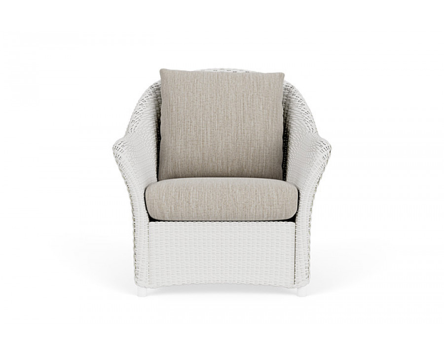 Lloyd Flanders™ Weekend Retreat Lounge Chair - Matte White, Callen Celadon