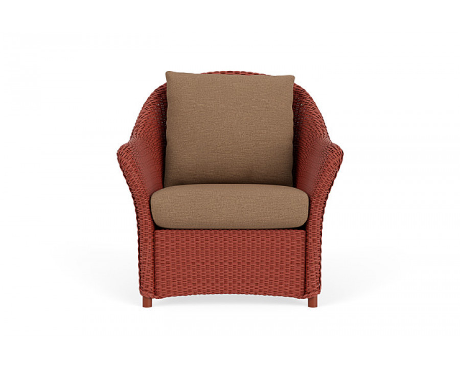 Lloyd Flanders™ Weekend Retreat Lounge Chair - Terracotta, Canvas Natural