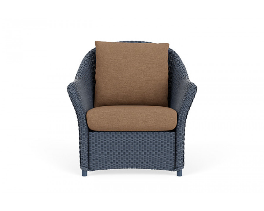 Lloyd Flanders™ Weekend Retreat Lounge Chair - Denim Blue, Canvas Natural