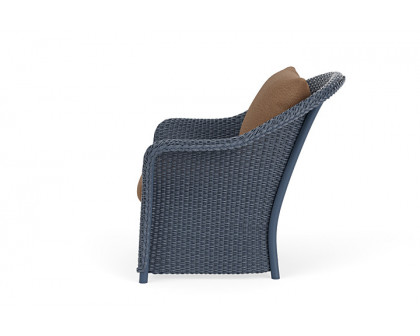 Lloyd Flanders™ Weekend Retreat Lounge Chair - Denim Blue, Canvas Natural