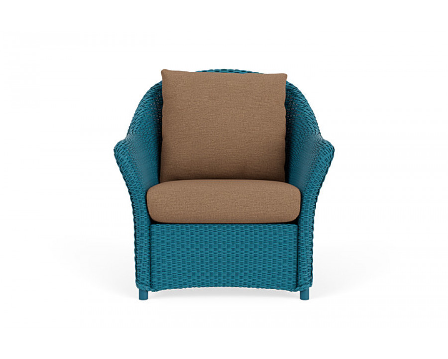 Lloyd Flanders™ Weekend Retreat Lounge Chair - Peacock, Canvas Natural