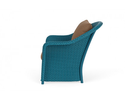 Lloyd Flanders™ Weekend Retreat Lounge Chair - Peacock, Canvas Natural