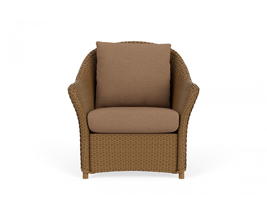 Lloyd Flanders™ Weekend Retreat Lounge Chair - Hickory, Canvas Natural