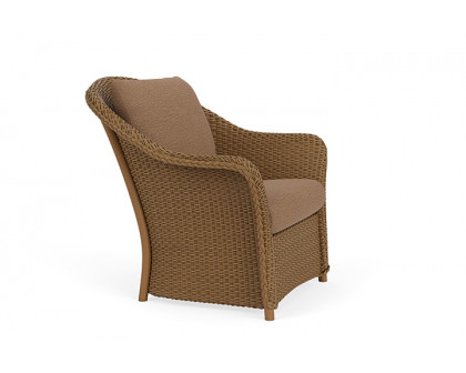 Lloyd Flanders™ Weekend Retreat Lounge Chair - Hickory, Canvas Natural