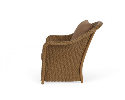 Lloyd Flanders™ Weekend Retreat Lounge Chair - Hickory, Canvas Natural