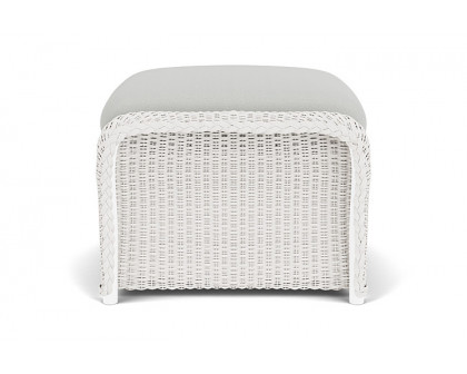 Lloyd Flanders™ Weekend Retreat Woven Ottoman - White, Loveboat Mint