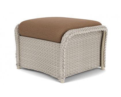 Lloyd Flanders™ Weekend Retreat Woven Ottoman - Linen, Canvas Natural