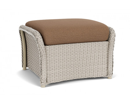 Lloyd Flanders™ Weekend Retreat Woven Ottoman - Linen, Canvas Natural