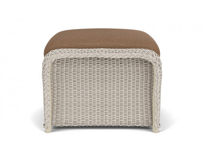 Lloyd Flanders™ Weekend Retreat Woven Ottoman - Linen, Canvas Natural