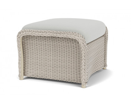 Lloyd Flanders™ Weekend Retreat Woven Ottoman - Linen, Loveboat Mint