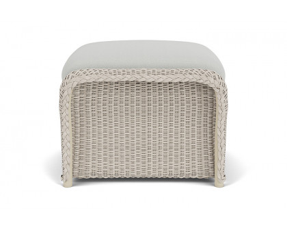 Lloyd Flanders™ Weekend Retreat Woven Ottoman - Linen, Loveboat Mint