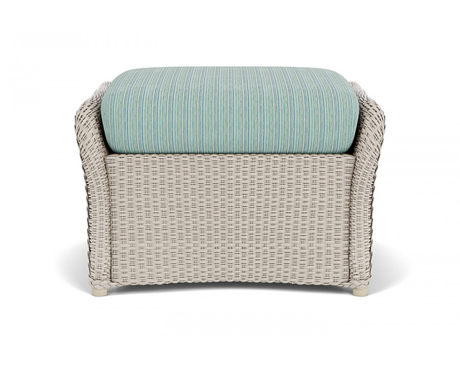 Lloyd Flanders™ Weekend Retreat Woven Ottoman - Linen, Unearth Dew