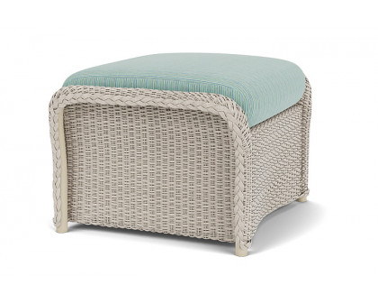 Lloyd Flanders™ Weekend Retreat Woven Ottoman - Linen, Unearth Dew