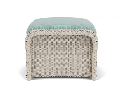 Lloyd Flanders™ Weekend Retreat Woven Ottoman - Linen, Unearth Dew