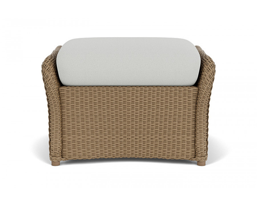 Lloyd Flanders™ Weekend Retreat Woven Ottoman - Fawn, Loveboat Mint