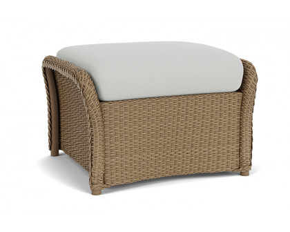 Lloyd Flanders™ Weekend Retreat Woven Ottoman - Fawn, Loveboat Mint