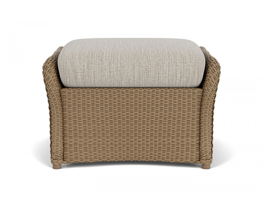 Lloyd Flanders™ Weekend Retreat Woven Ottoman - Fawn, Callen Celadon