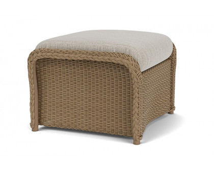 Lloyd Flanders™ Weekend Retreat Woven Ottoman - Fawn, Callen Celadon