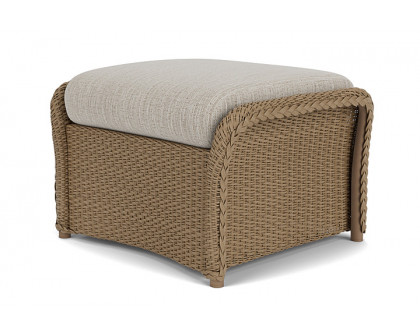 Lloyd Flanders™ Weekend Retreat Woven Ottoman - Fawn, Callen Celadon