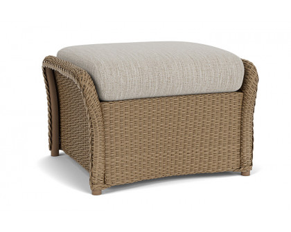 Lloyd Flanders™ Weekend Retreat Woven Ottoman - Fawn, Callen Celadon