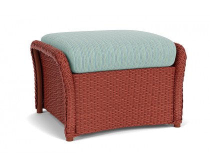 Lloyd Flanders™ Weekend Retreat Woven Ottoman - Terracotta, Unearth Dew