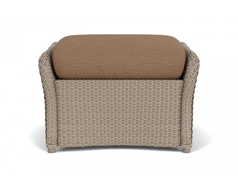 Lloyd Flanders™ Weekend Retreat Woven Ottoman - French Beige, Canvas Natural