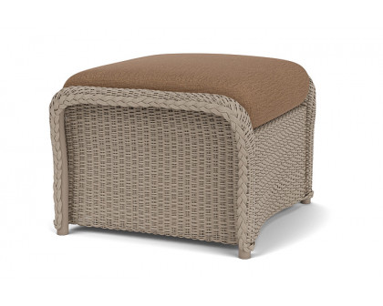 Lloyd Flanders™ Weekend Retreat Woven Ottoman - French Beige, Canvas Natural