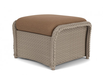 Lloyd Flanders™ Weekend Retreat Woven Ottoman - French Beige, Canvas Natural