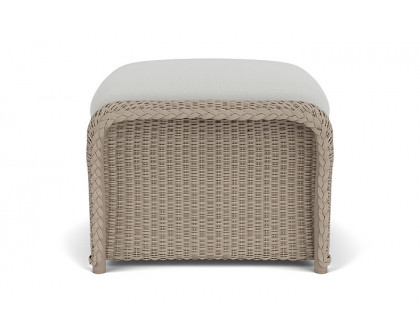 Lloyd Flanders™ Weekend Retreat Woven Ottoman - French Beige, Loveboat Mint