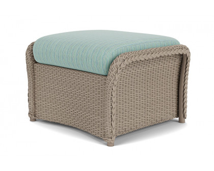 Lloyd Flanders™ Weekend Retreat Woven Ottoman - French Beige, Unearth Dew