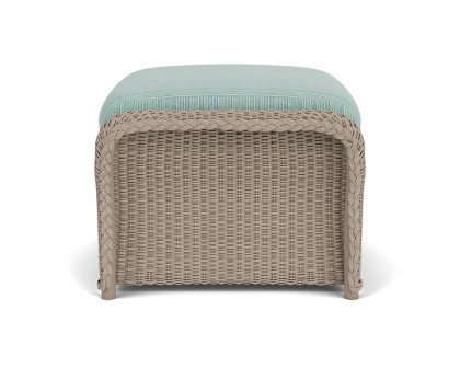 Lloyd Flanders™ Weekend Retreat Woven Ottoman - French Beige, Unearth Dew