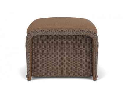 Lloyd Flanders™ Weekend Retreat Woven Ottoman - Bark, Canvas Natural