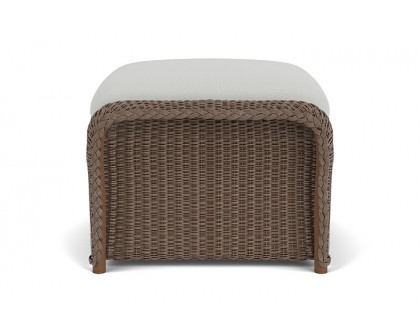 Lloyd Flanders™ Weekend Retreat Woven Ottoman - Bark, Loveboat Mint