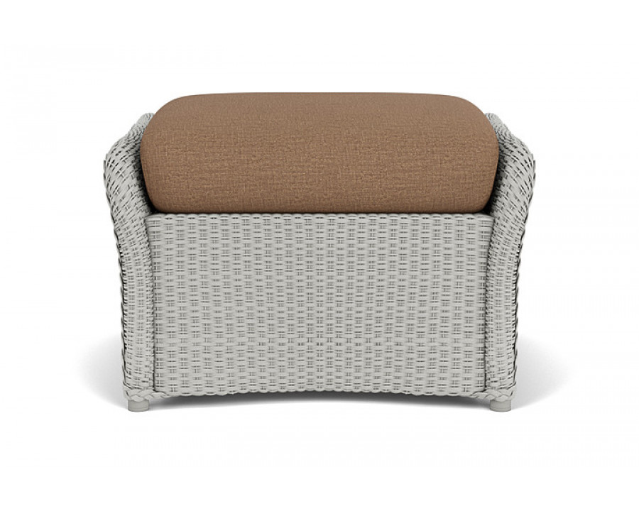 Lloyd Flanders™ Weekend Retreat Woven Ottoman - Platinum, Canvas Natural