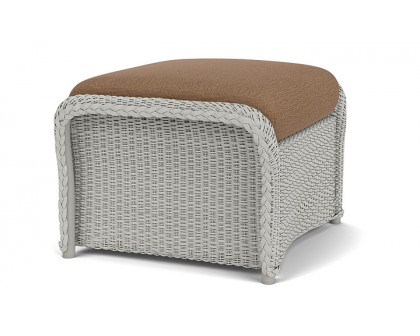 Lloyd Flanders™ Weekend Retreat Woven Ottoman - Platinum, Canvas Natural