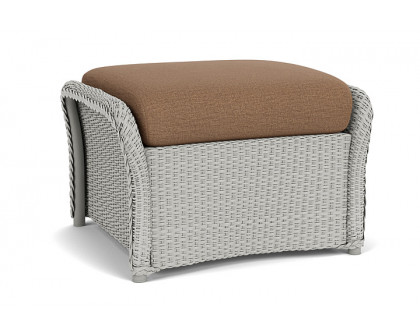 Lloyd Flanders™ Weekend Retreat Woven Ottoman - Platinum, Canvas Natural