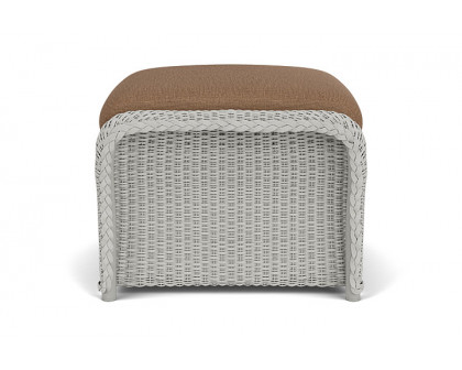 Lloyd Flanders™ Weekend Retreat Woven Ottoman - Platinum, Canvas Natural