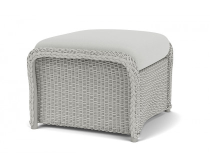 Lloyd Flanders™ Weekend Retreat Woven Ottoman - Platinum, Loveboat Mint