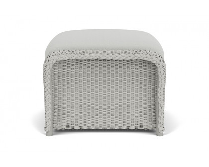 Lloyd Flanders™ Weekend Retreat Woven Ottoman - Platinum, Loveboat Mint