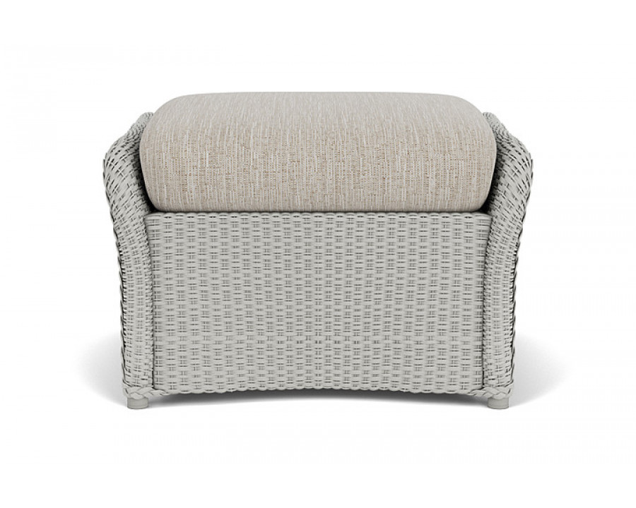 Lloyd Flanders™ Weekend Retreat Woven Ottoman - Platinum, Callen Celadon