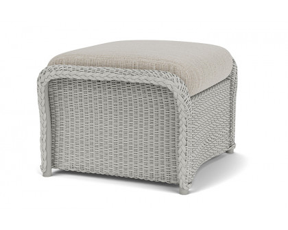 Lloyd Flanders™ Weekend Retreat Woven Ottoman - Platinum, Callen Celadon