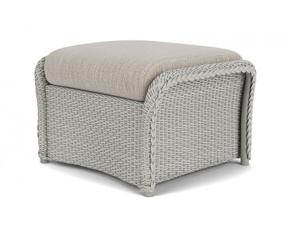 Lloyd Flanders™ Weekend Retreat Woven Ottoman - Platinum, Callen Celadon