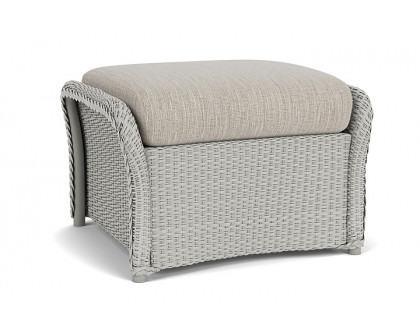 Lloyd Flanders™ Weekend Retreat Woven Ottoman - Platinum, Callen Celadon